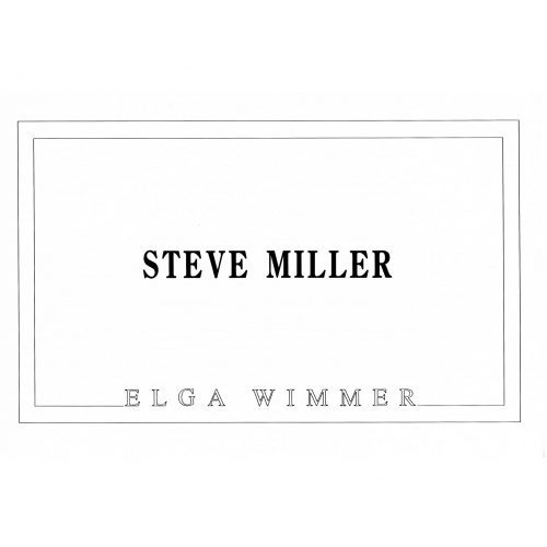Steve Miller, 1992 Exhibition catalog