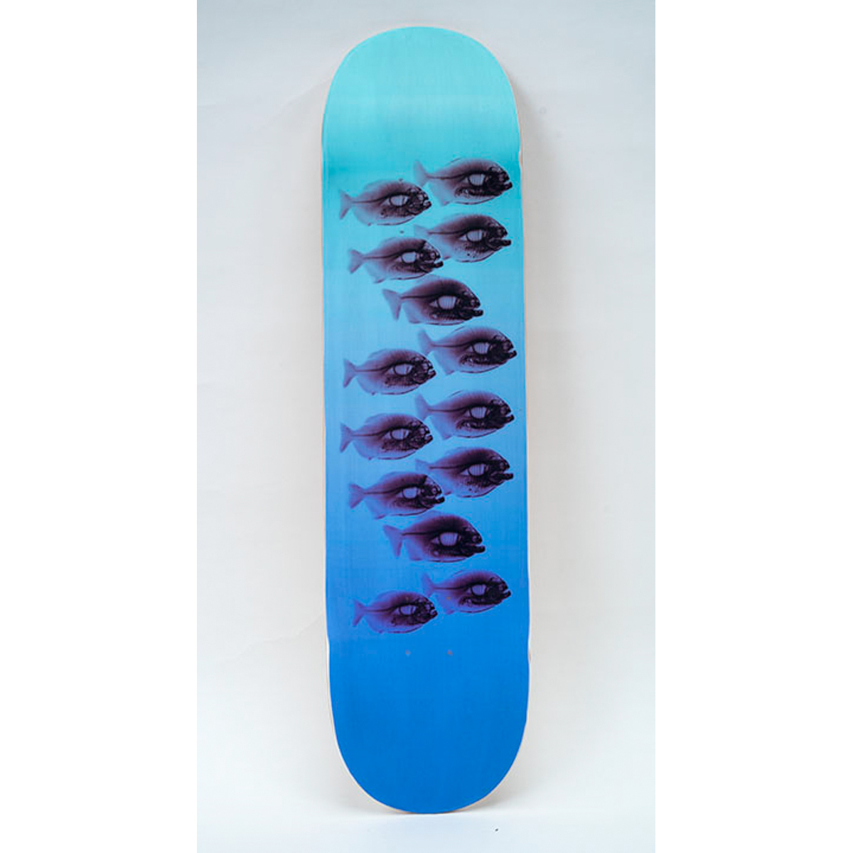 Persona varkensvlees Minder dan 016A Piranhas on Gradient Blue, 2019. Unique Artist Skateboard by Steve  Miller. - Stevemiller Dot Art